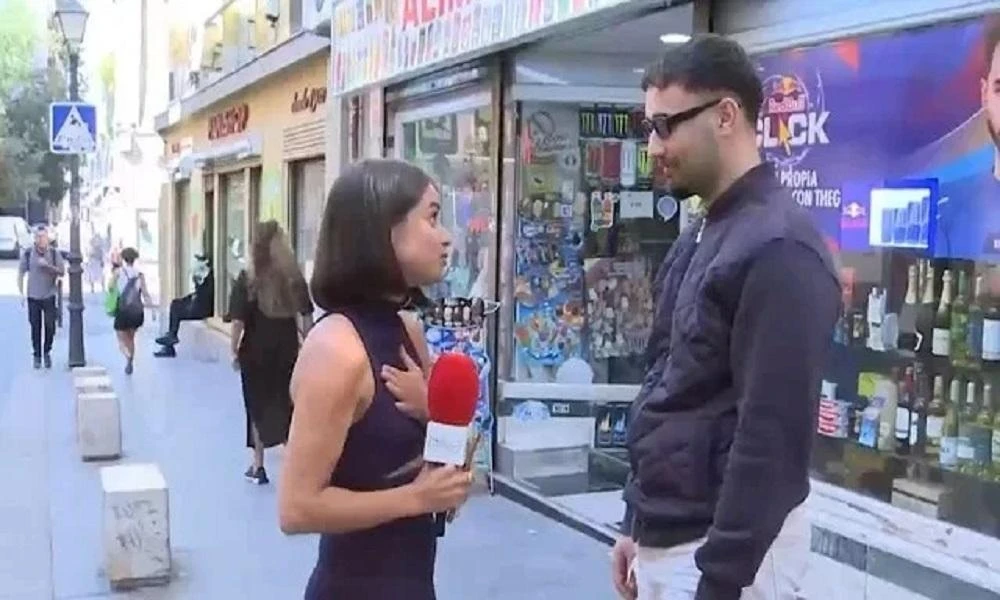 Ισπανίδα δημοσιογράφος δέχεται σεξουαλική παρενόχληση on air